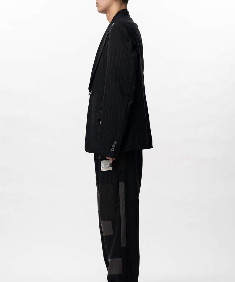 Front Layered Wool Jacket 4