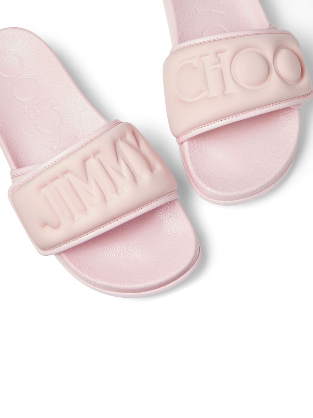 Fitz logo-debossed slides - 5