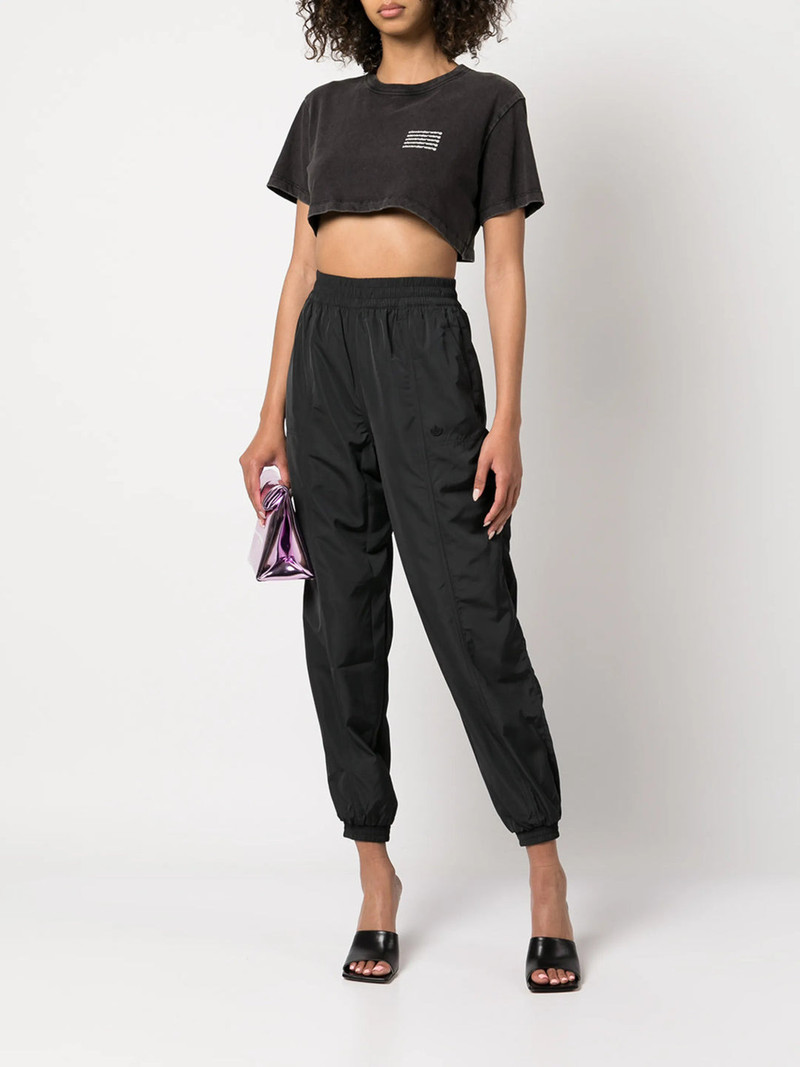 alexanderwang.t Crop Tee In Acid Wash Jersey outlook