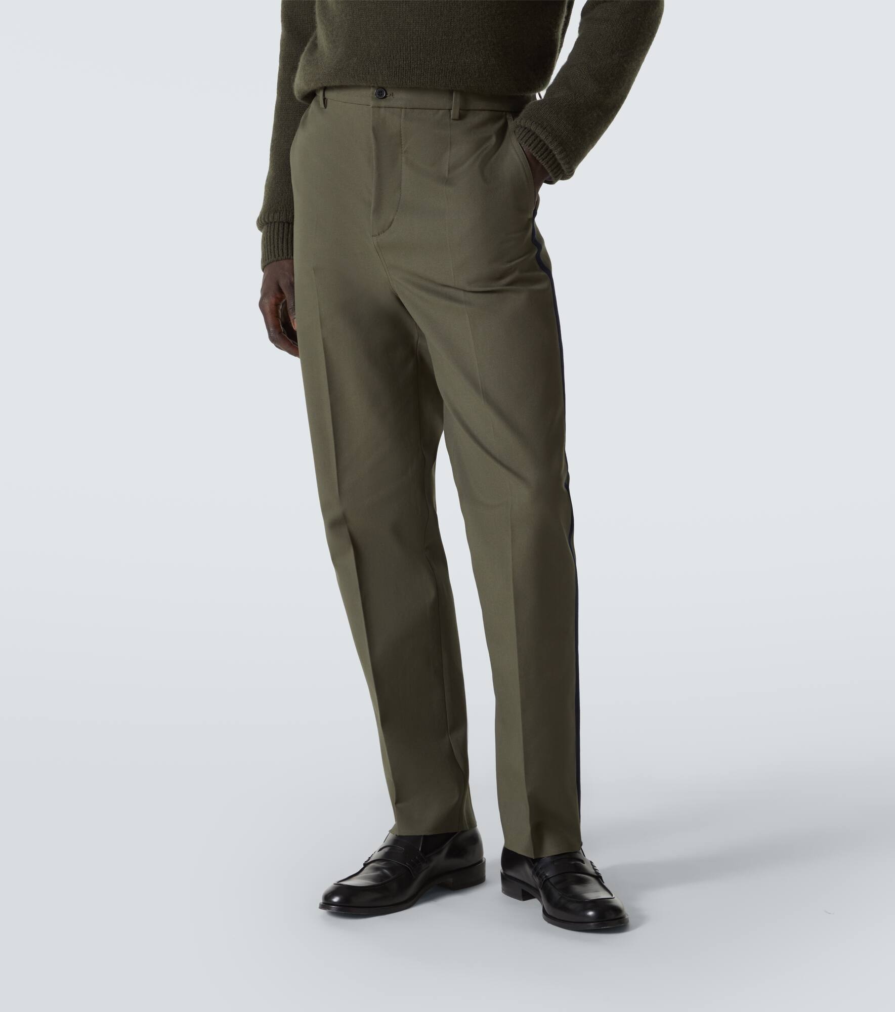 Cotton straight pants - 4