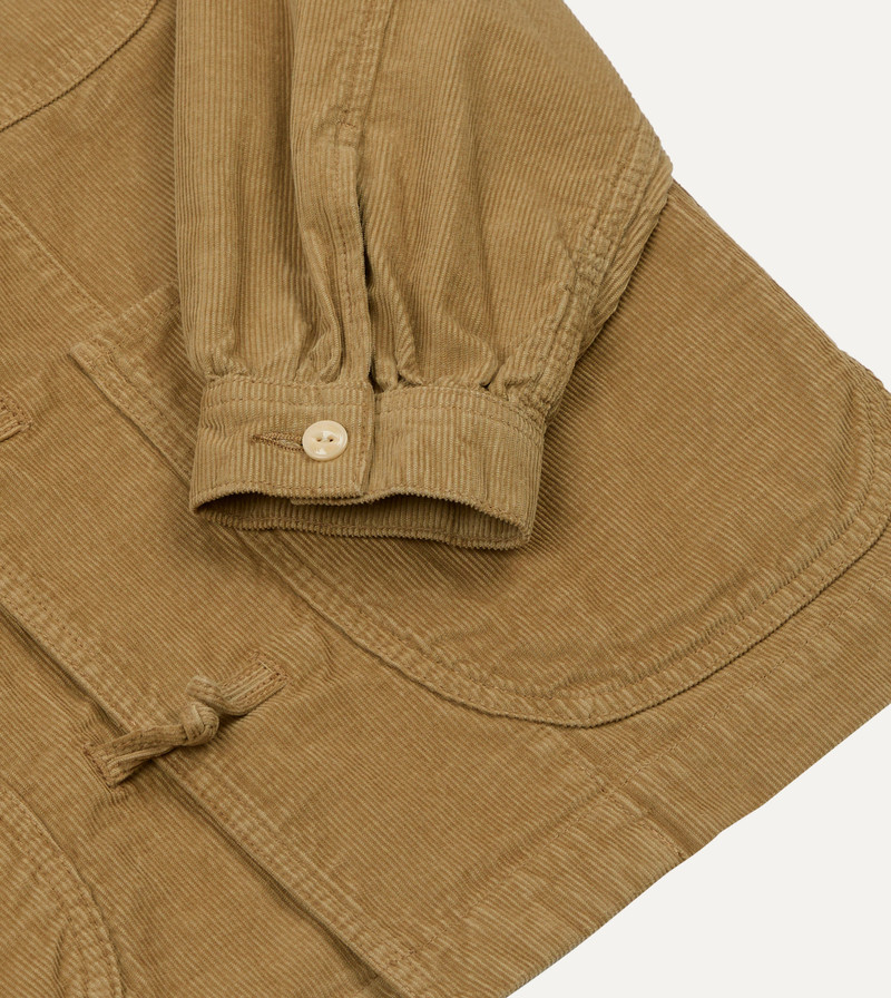 Sand Cotton Corduroy Artist Chore Jacket 7