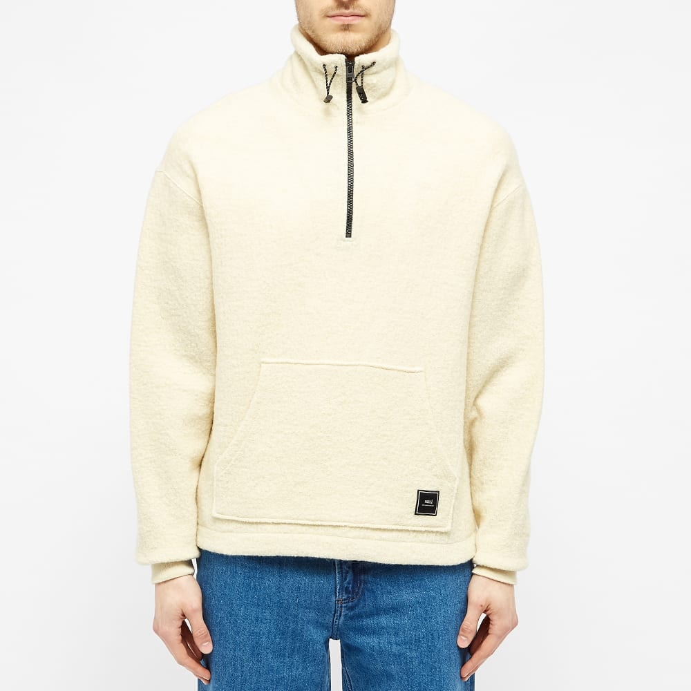 AMI Quarter Zip Patch Logo Wool Sweat - 4