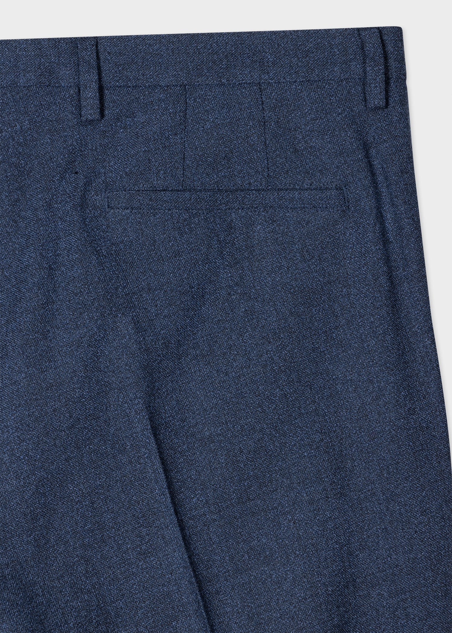 Slate Blue Wool Pants - 3