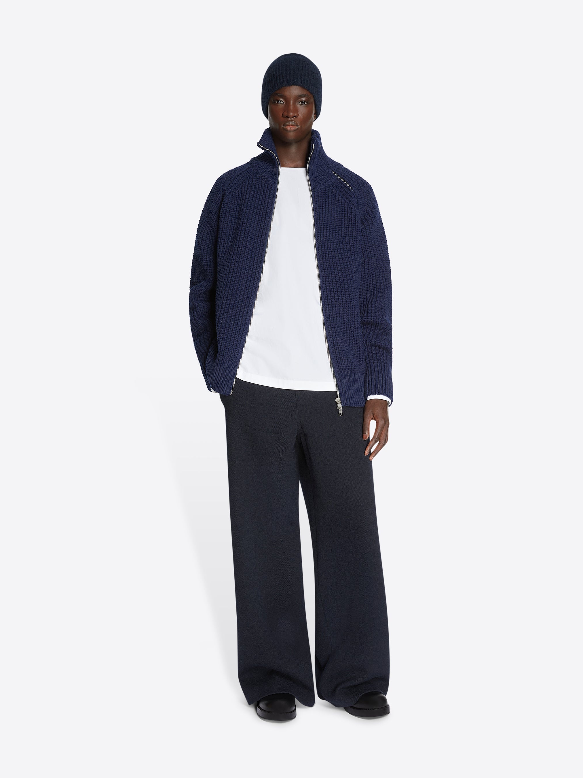ZIPPED WOOL SWEATER - 2
