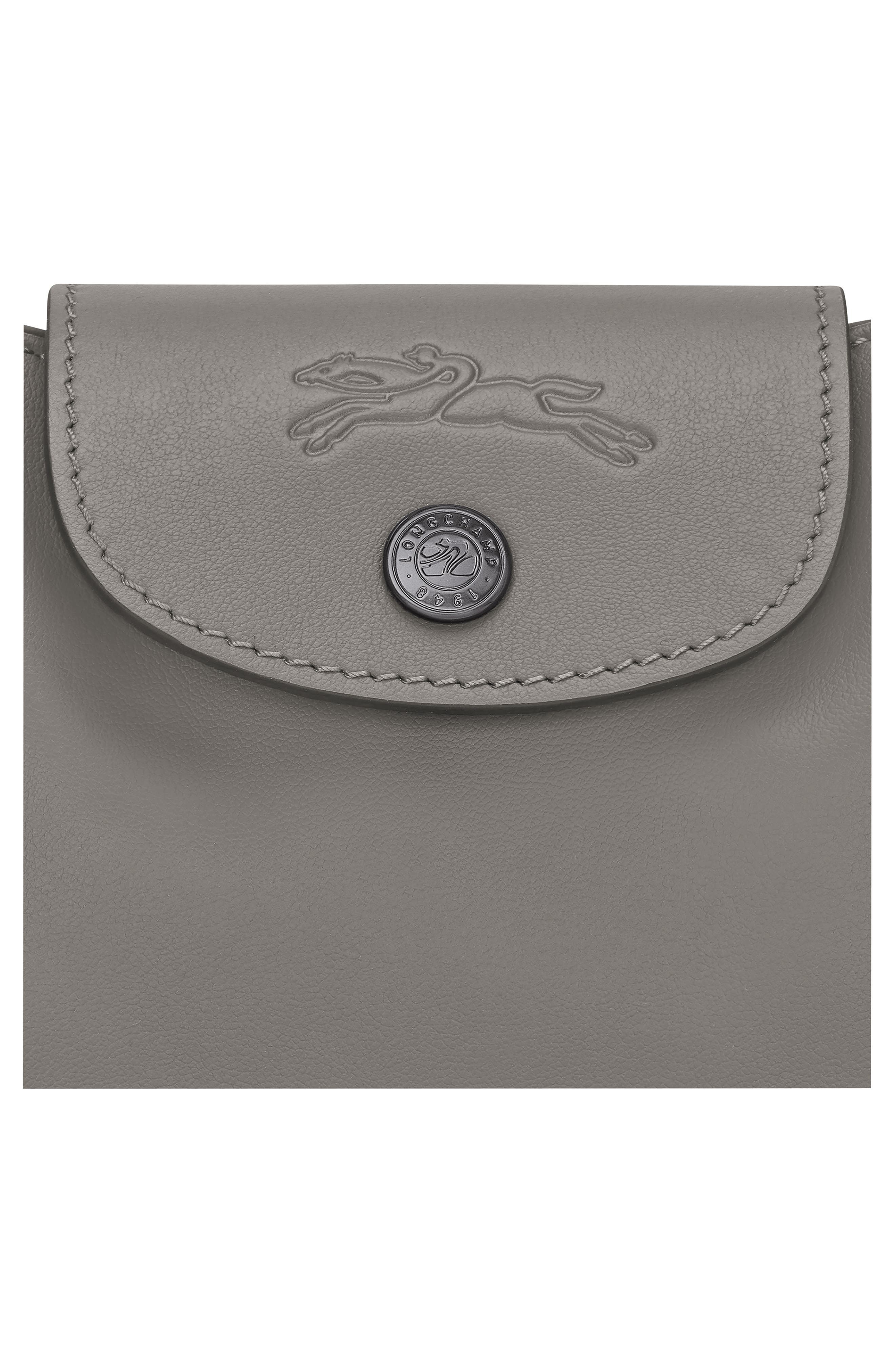 Longchamp Le Pliage Xtra Round Leather Top Handle Bag in Turtledove at Nordstrom - 5