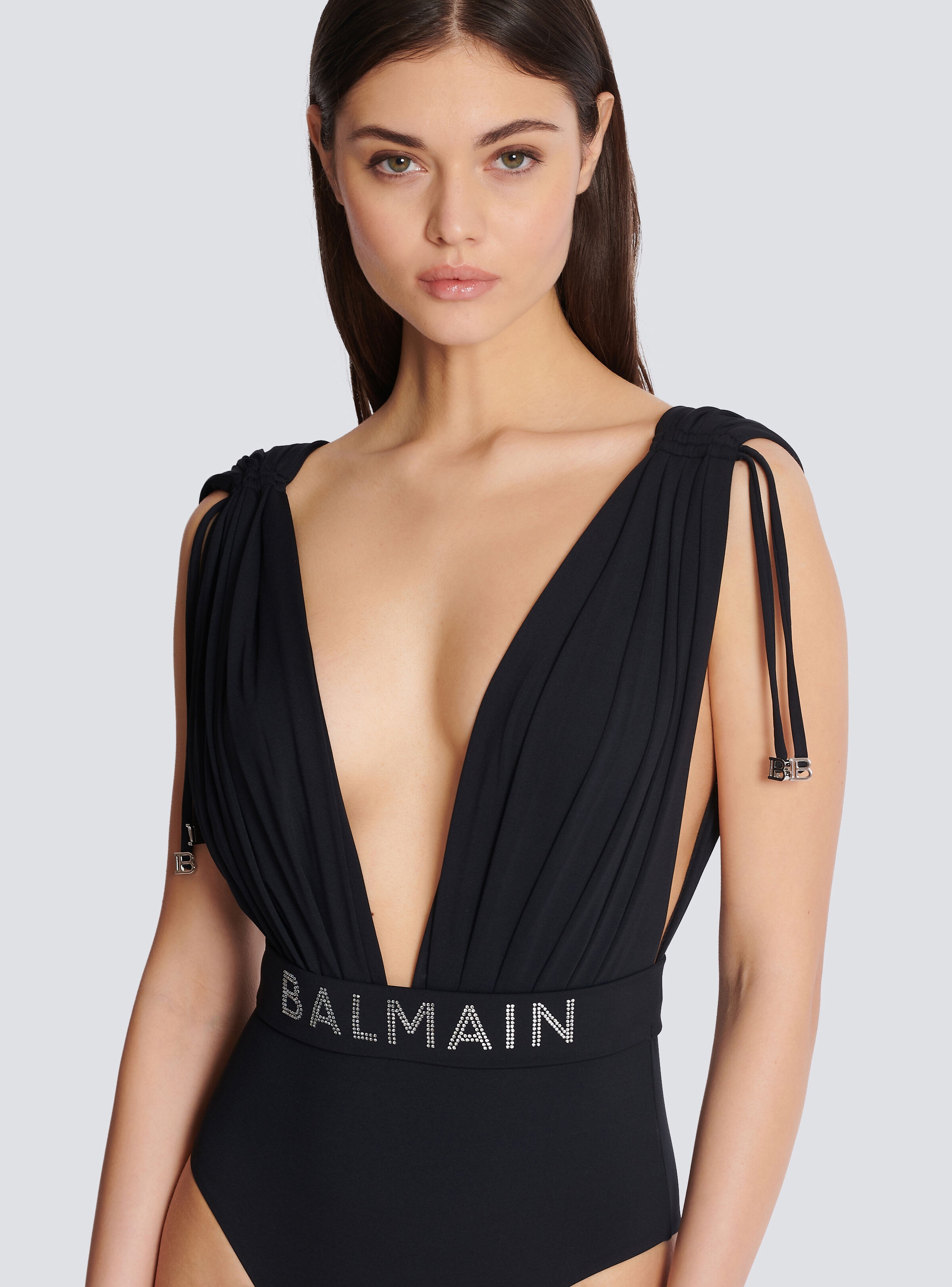 Draped swimsuit - 6