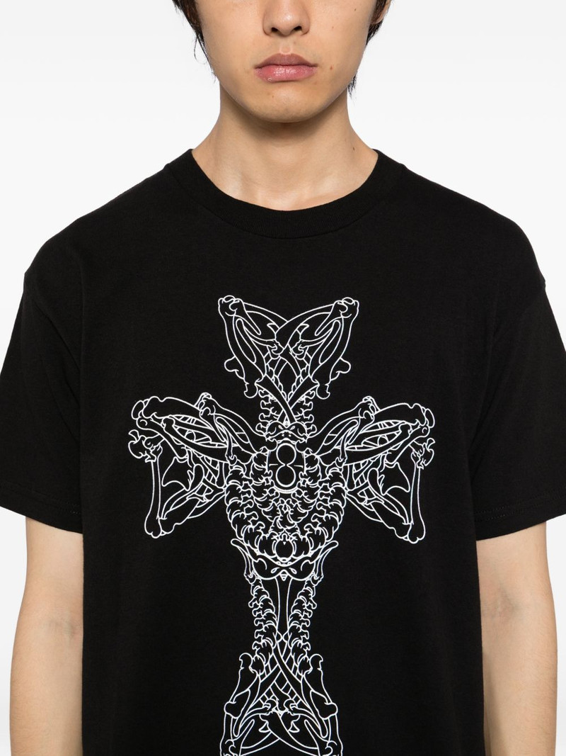 Y's for men × MASSES cotton printed T-shirt 5