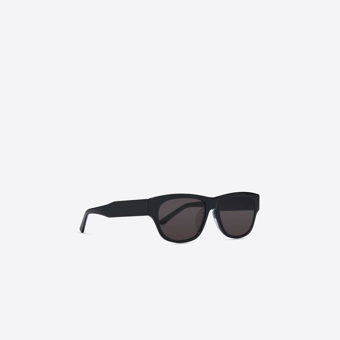 Women's Flat Rectangle 2.0 Sunglasses in Black - 3