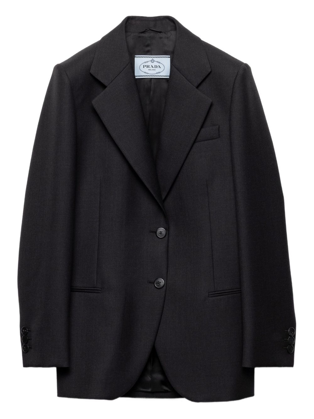 notched-lapel blazer - 1