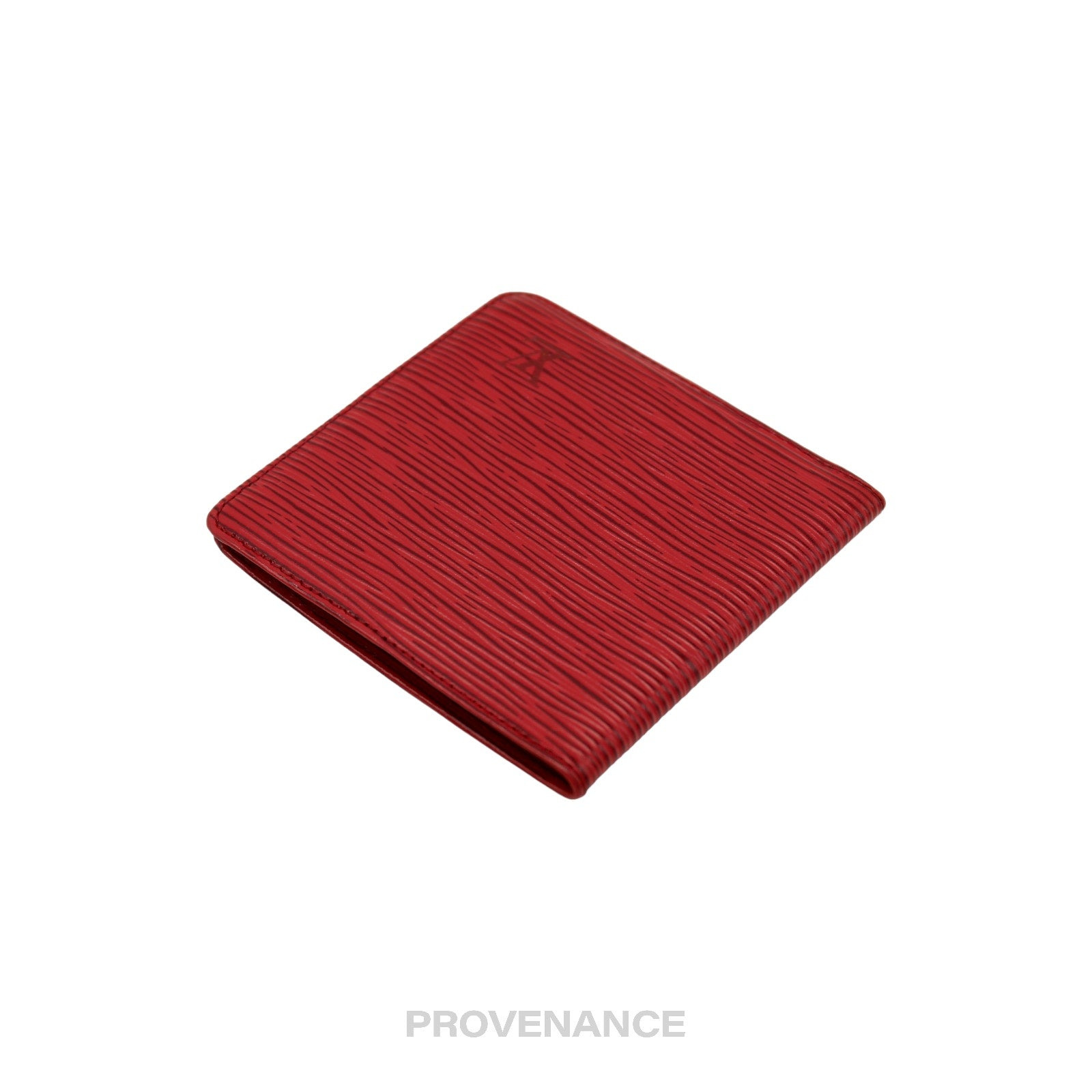 Louis Vuitton 6CC Bifold Wallet - Red Epi Leather - 4