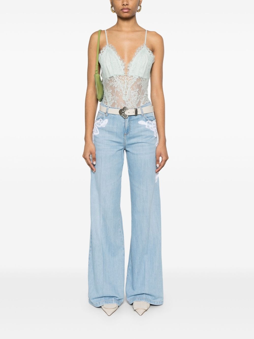 Lace Teddy bodysuit - 2