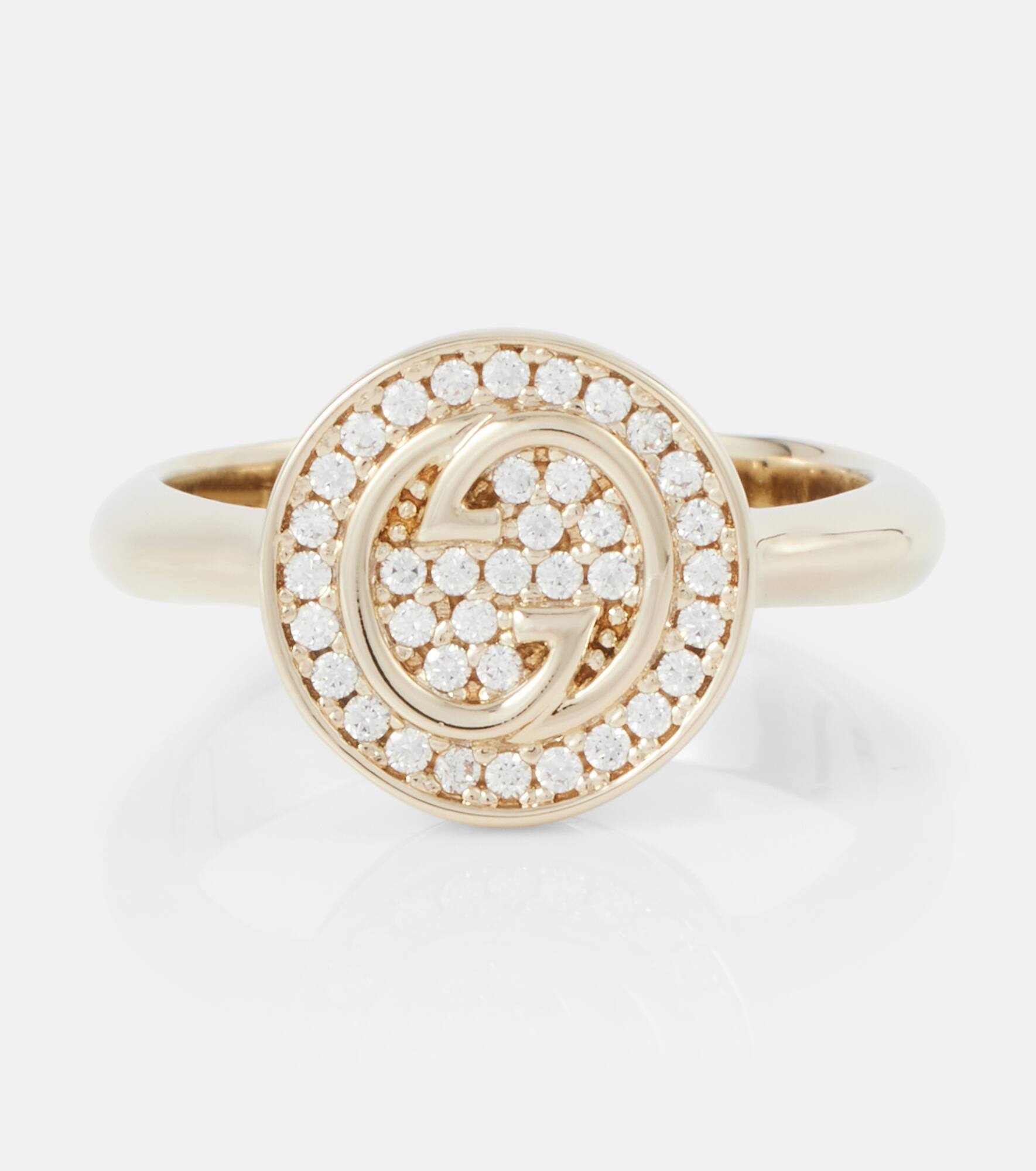 Gucci Blondie crystal-embellished ring - 1