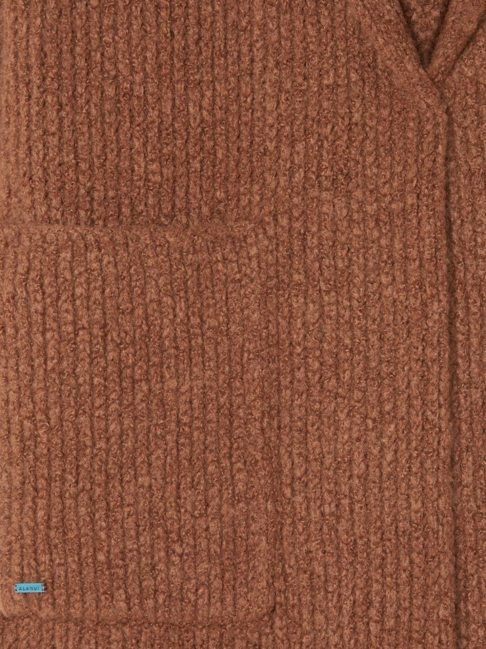 ribbed belted coat - 5
