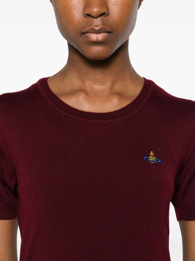 orb-detail short-sleeve top 5