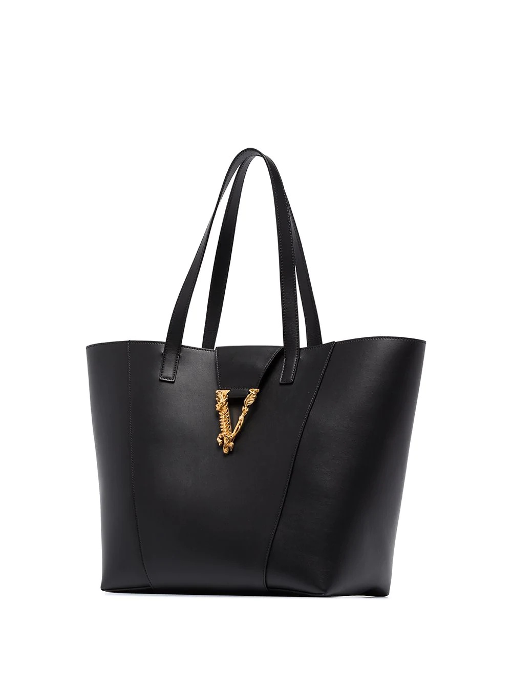 calfskin V tote - 4