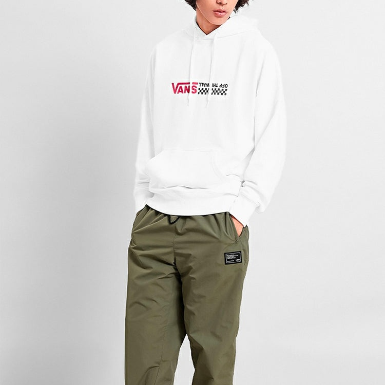 Vans Unisex Oversize Logo Printing Hoodi White VN0A4ML7WHT - 3