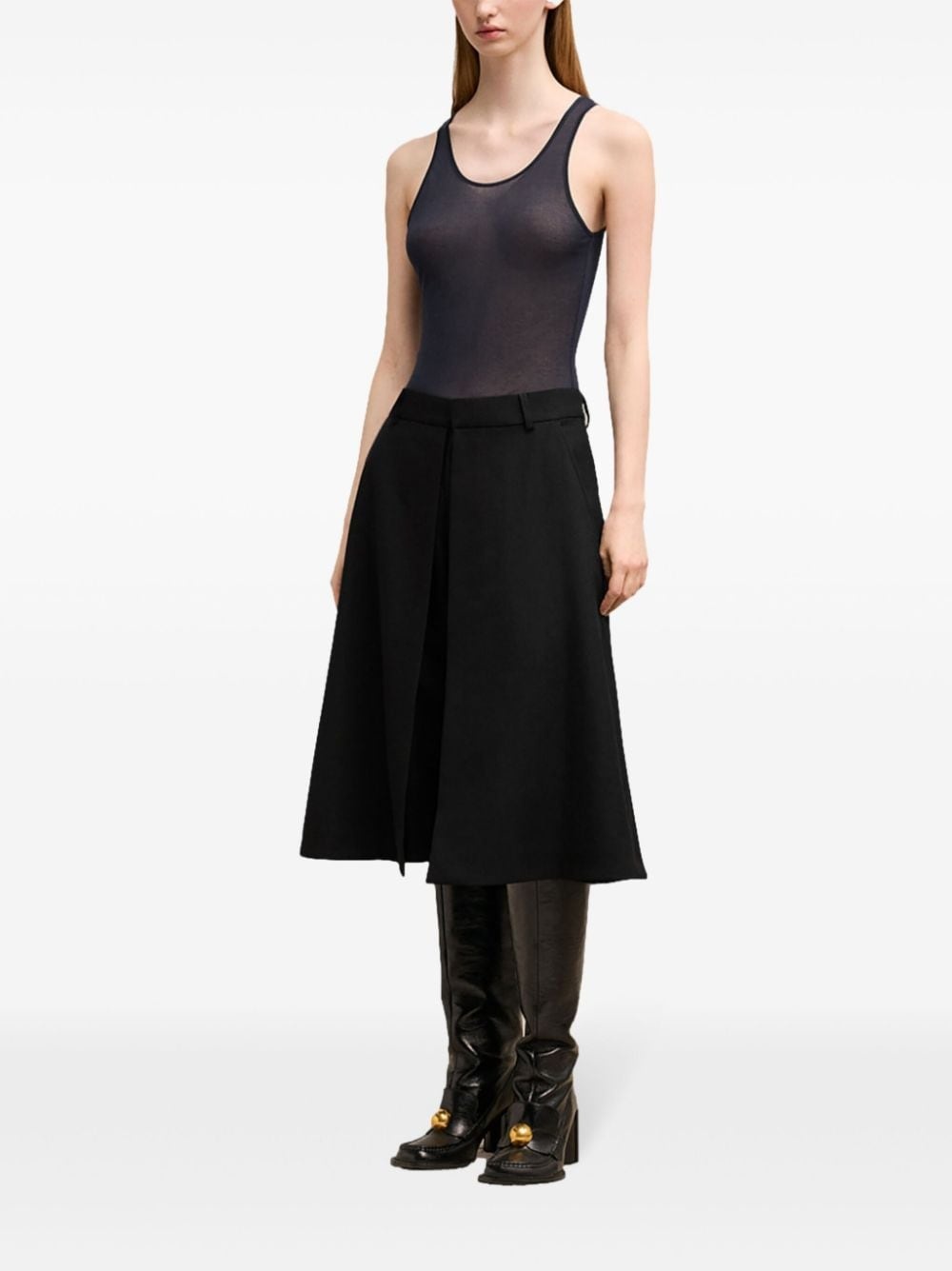 paneled knee-length shorts - 3