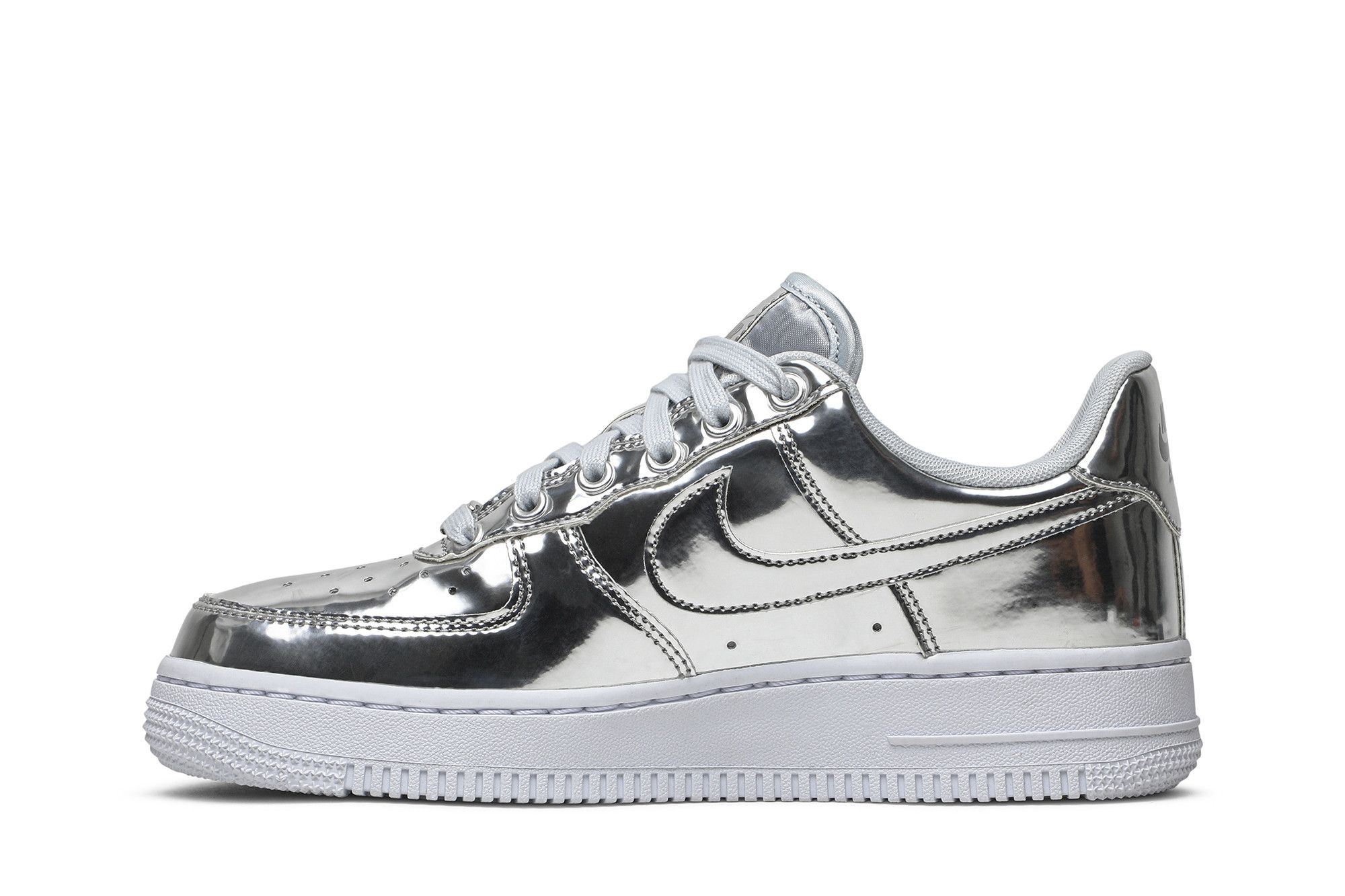 Wmns Air Force 1 SP 'Liquid Metal - Chrome' - 3