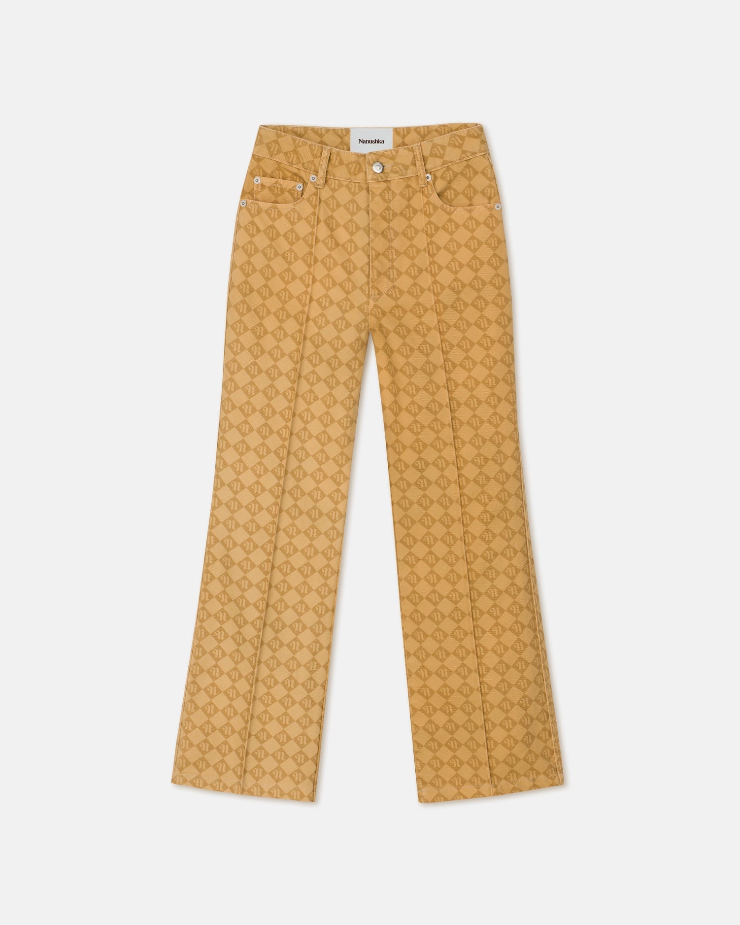 Cropped Kick-Flare Jeans - 1