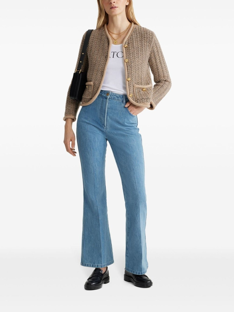 PATOU knitted fitted jacket outlook