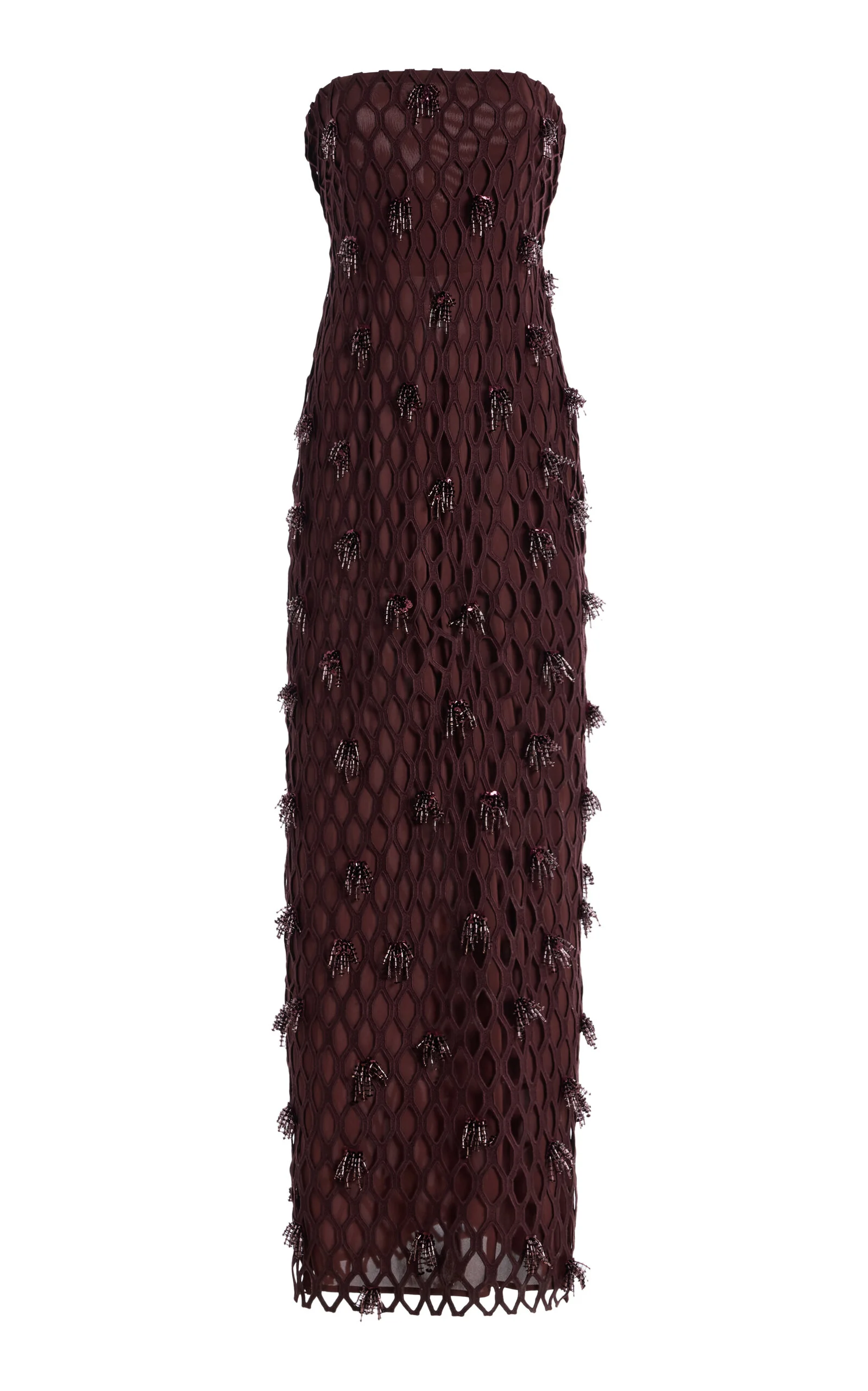 Iridessa Bustier Gown burgundy - 1