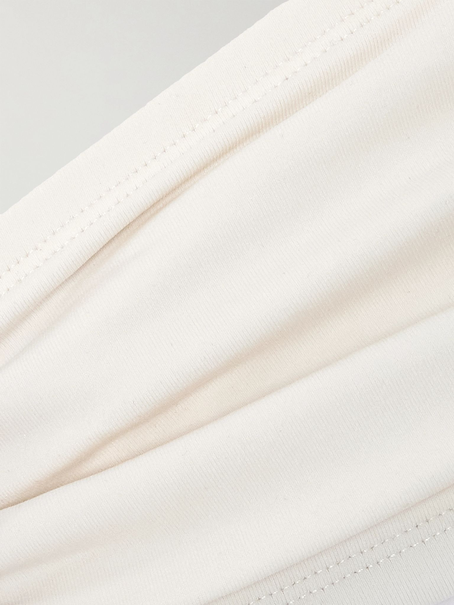 Les Essentiels Show bandeau bikini top Off-white - 4