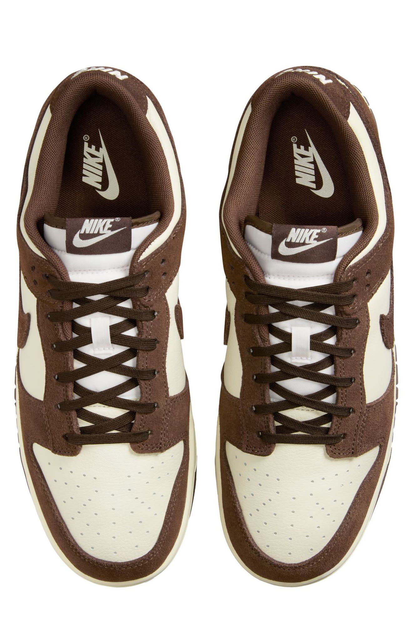 Nike Dunk Low SE Basketball Sneaker in Pale Ivory/Baroque Brown at Nordstrom - 3