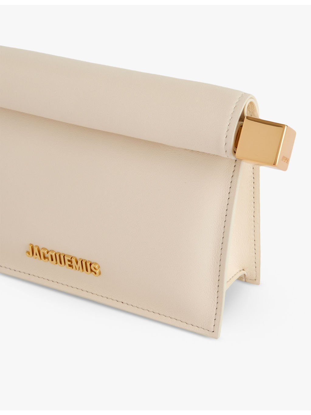 La Petite Pochette Rond leather clutch bag - 3