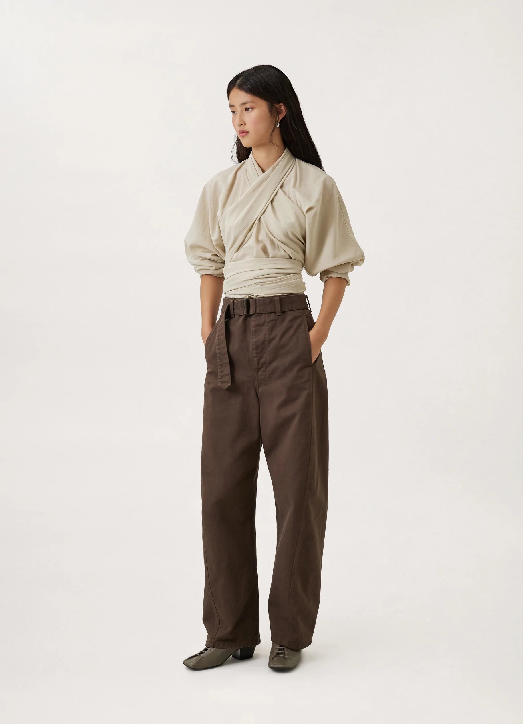 HEELED DERBIES
SHINY NAPPA LEATHER - 9
