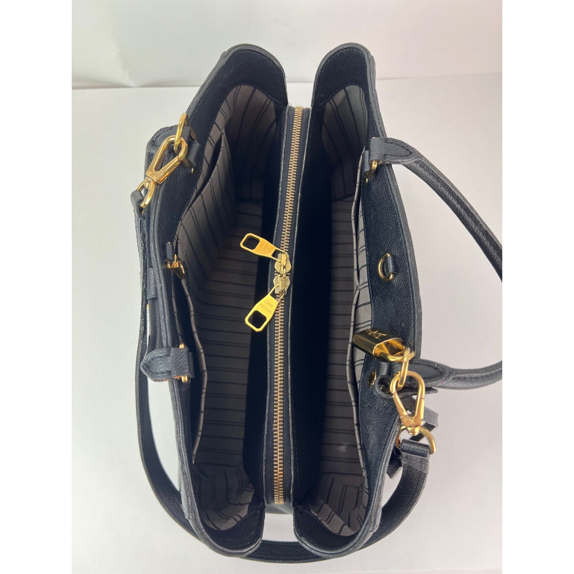 Louis Vuitton Montaigne GM Black Empriente Leather Shouder bag - 9