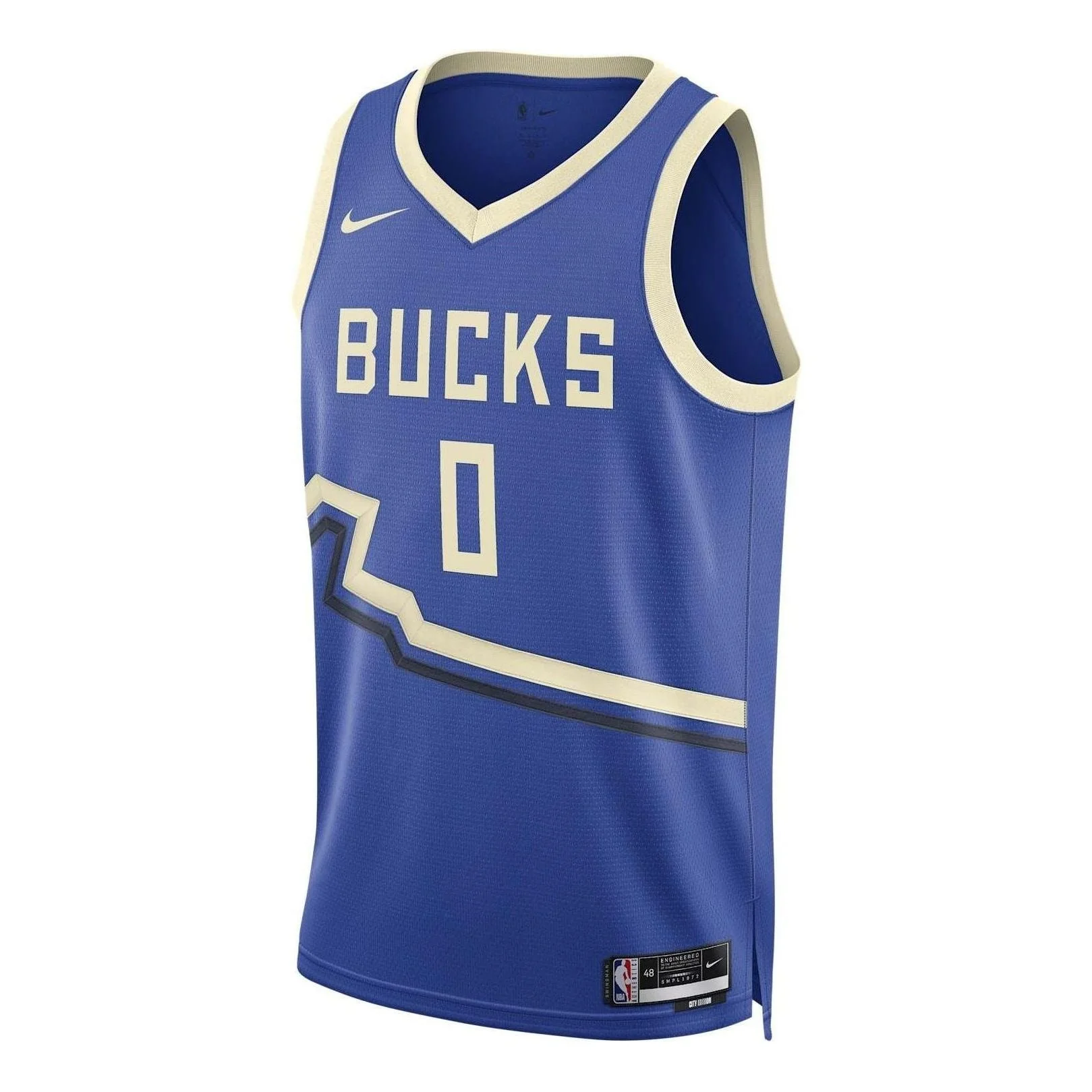 Nike Milwaukee Bucks 2024/25 City Edition Jersey 'Damian Lillard' FQ4349-483 - 1