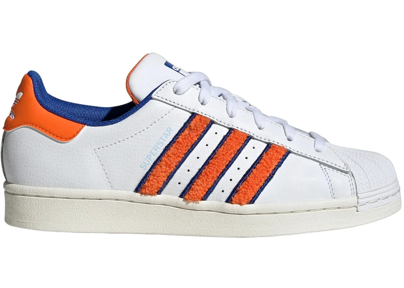adidas Superstar Cloud White Orange Royal Blue (Women's) - 1