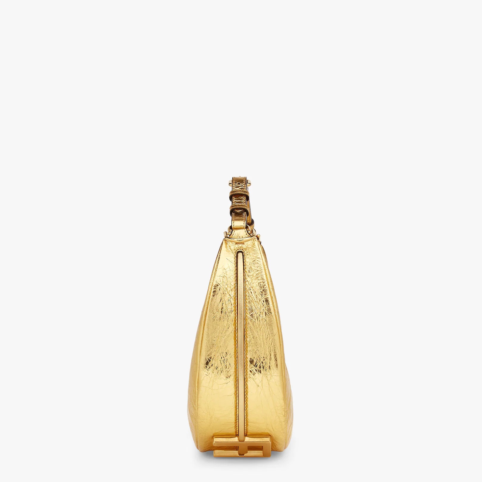 Gold laminated leather bag - 4