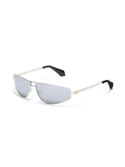 Palm Angels Clavey rectangle-frame sunglasses outlook