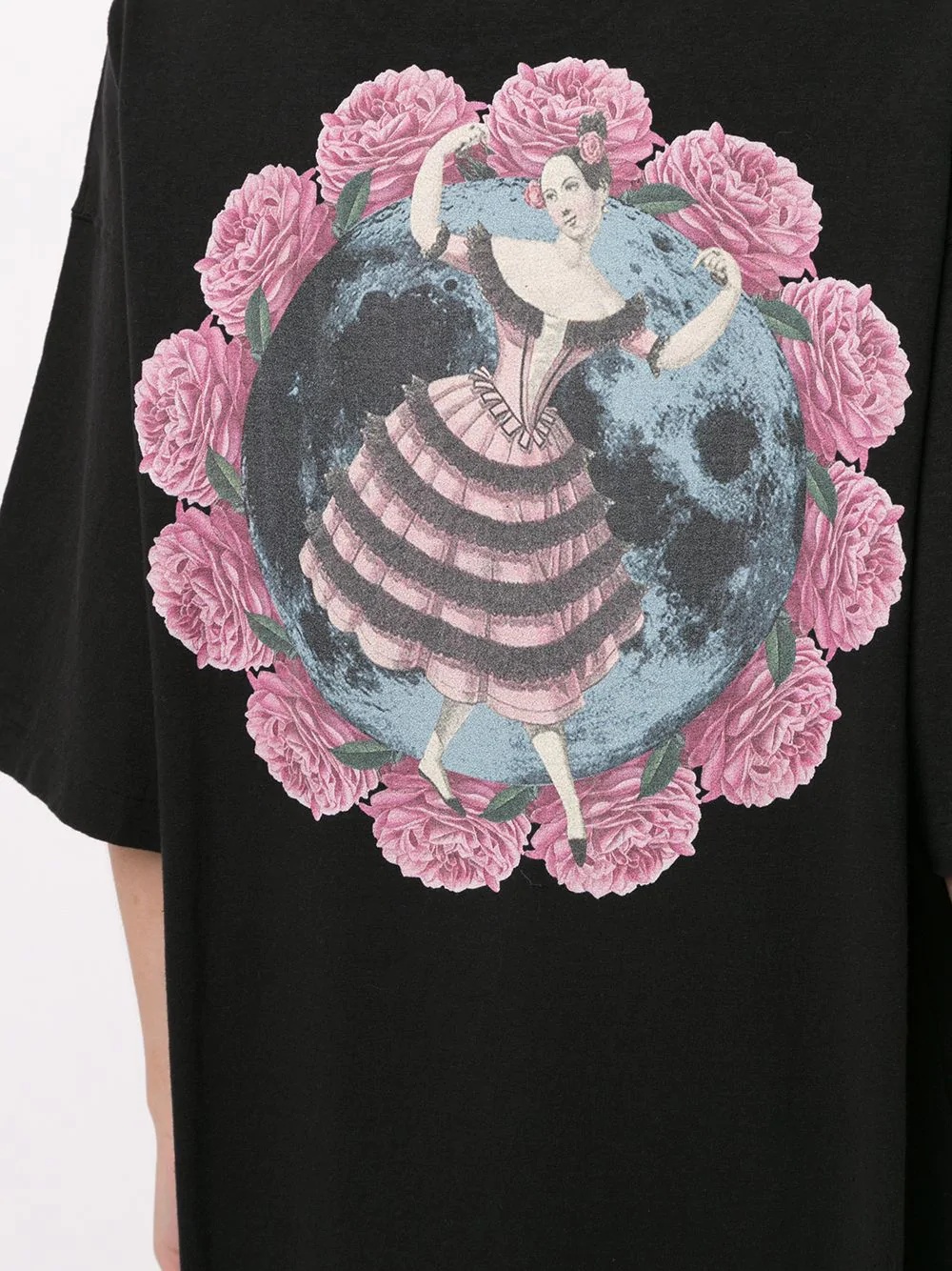 Moon print T-shirt - 5