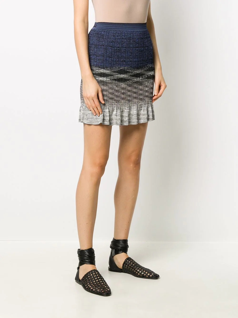 knitted ruffled skirt - 3