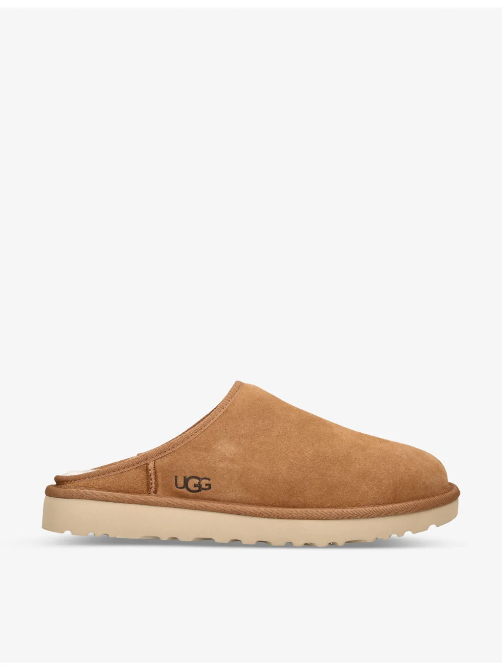 Classic Slip-On suede and shearling slippers - 1