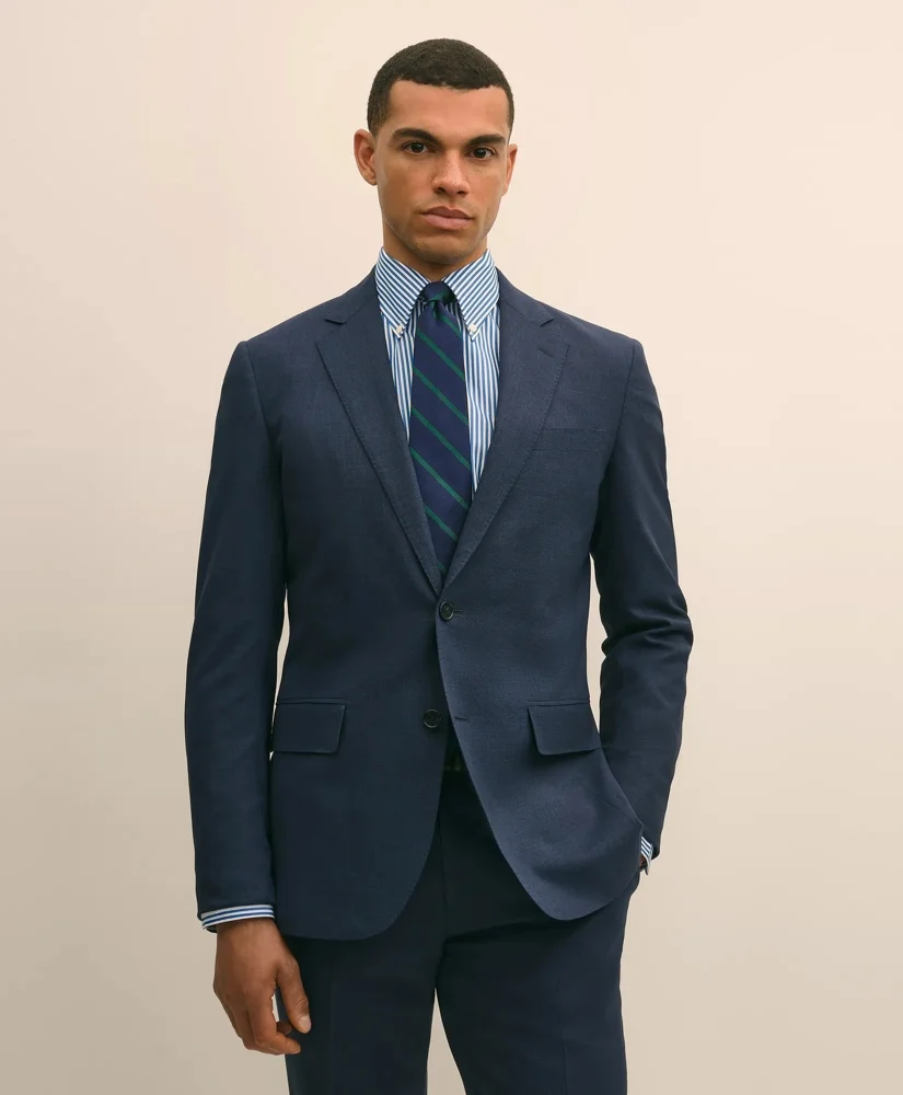 Brooks Brothers Explorer Collection Slim Fit Wool Suit Jacket - 1