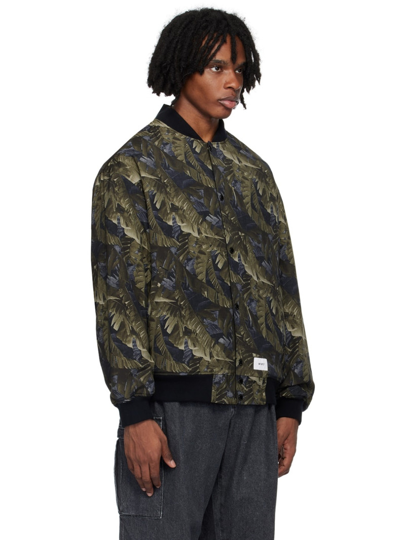 WTAPS Black Team Reversible Bomber Jacket outlook