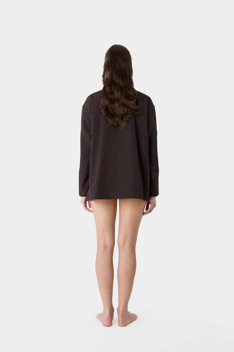 FOUR POCKETS OVERSHIRT / brown 6