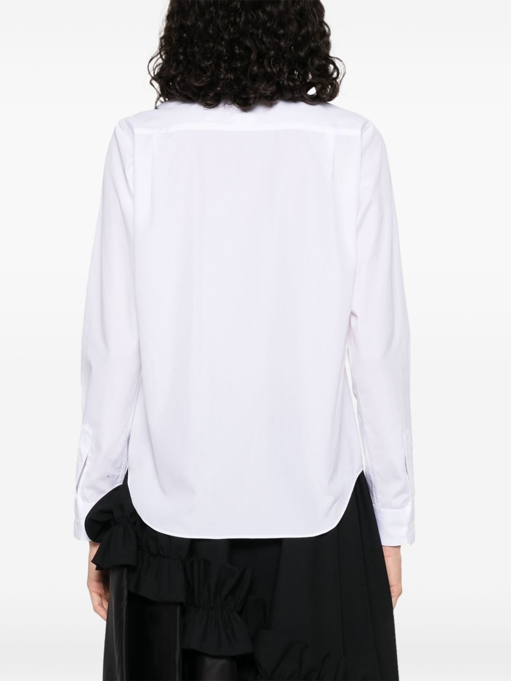 bead-embellished shirt - 4