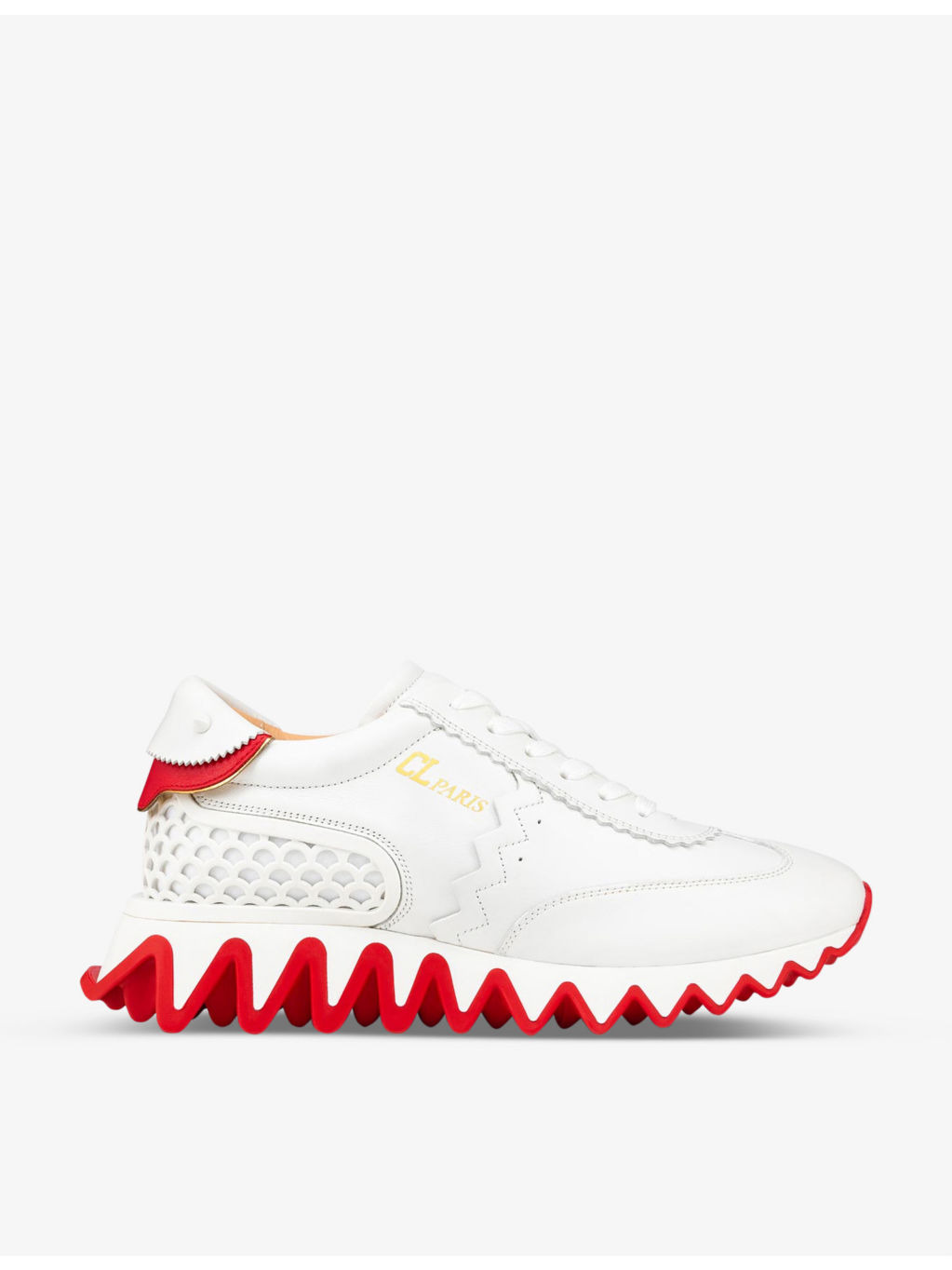 Loubishark Donna leather trainers - 1