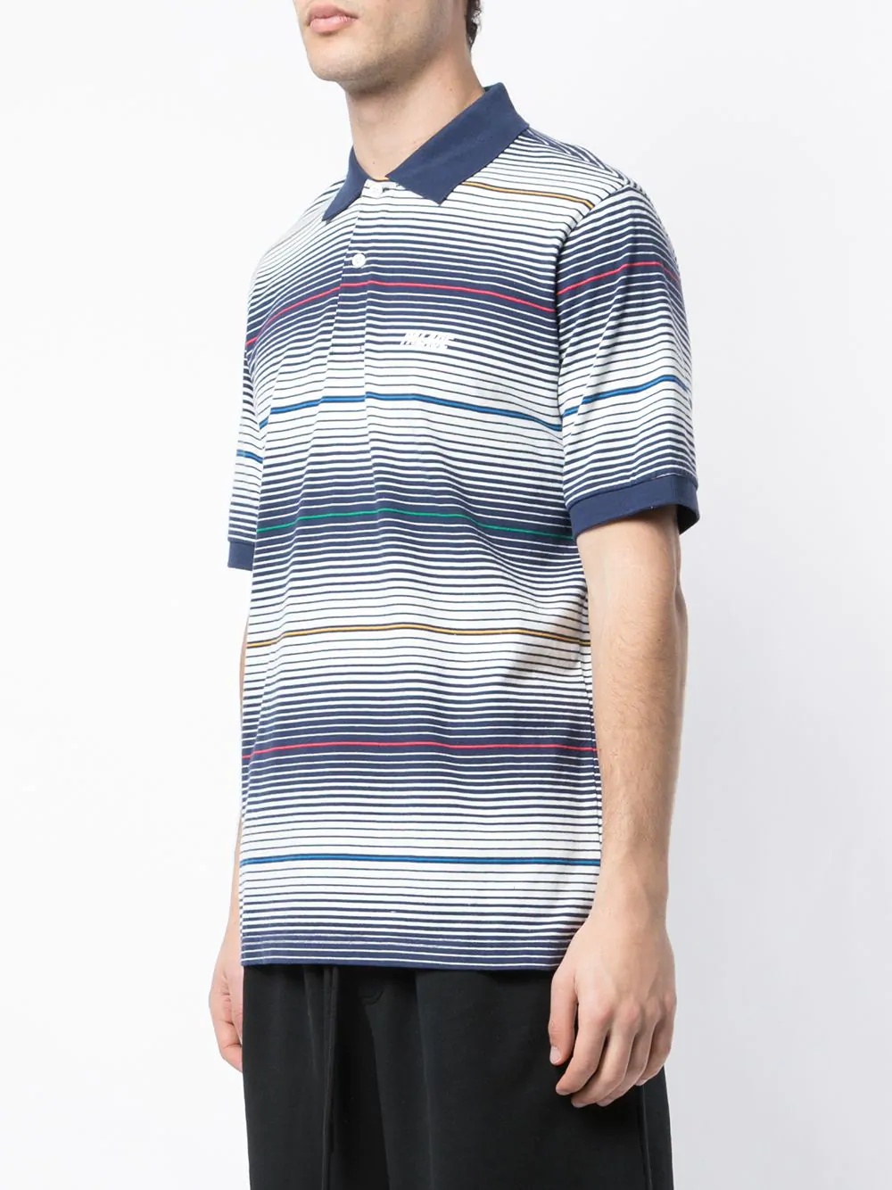 striped polo shirt - 3