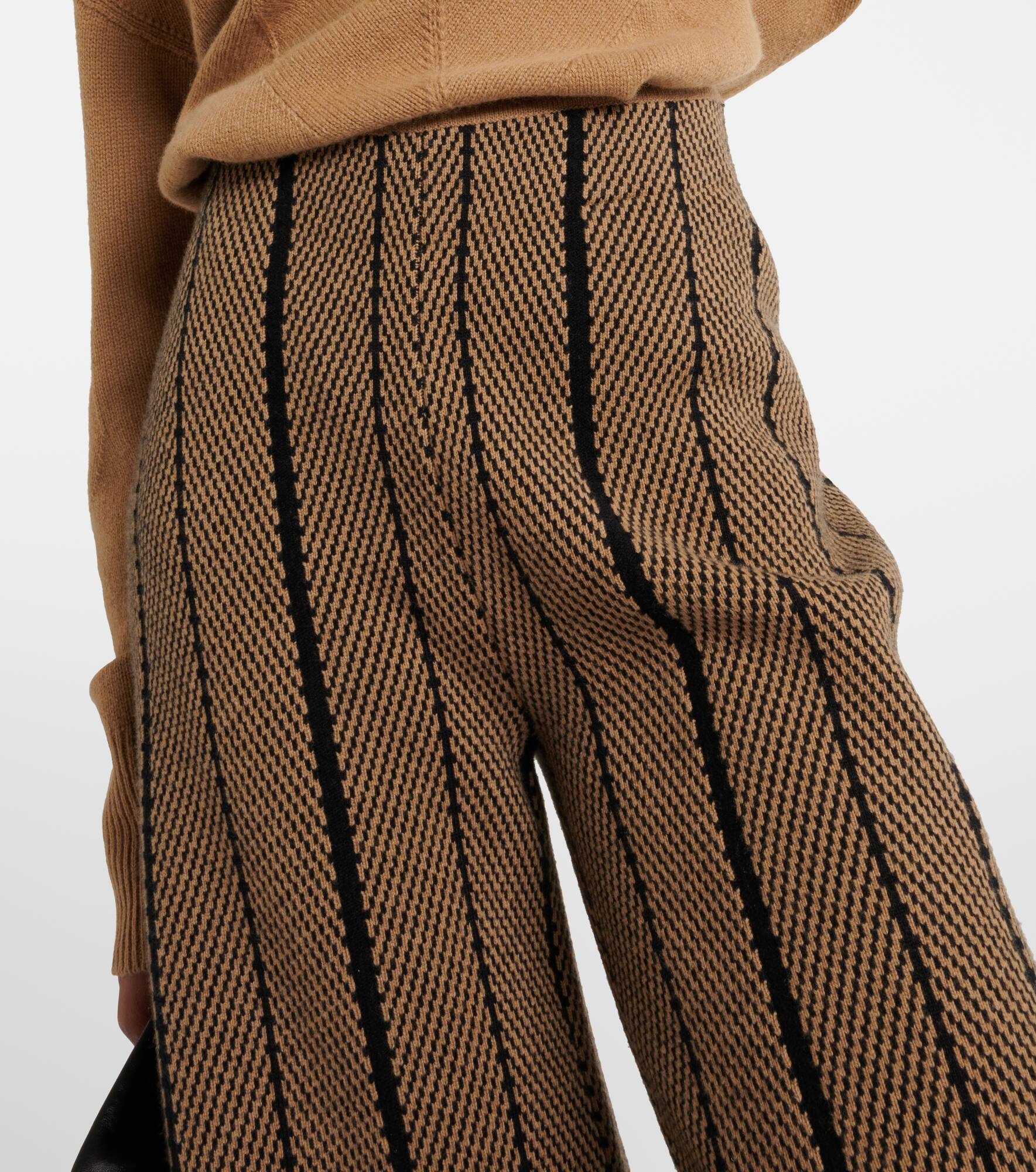 JOSEPH★ Chevron wool jacquard straight pants JOSEPH Chevron wool jacquard straight pants | mytheresa