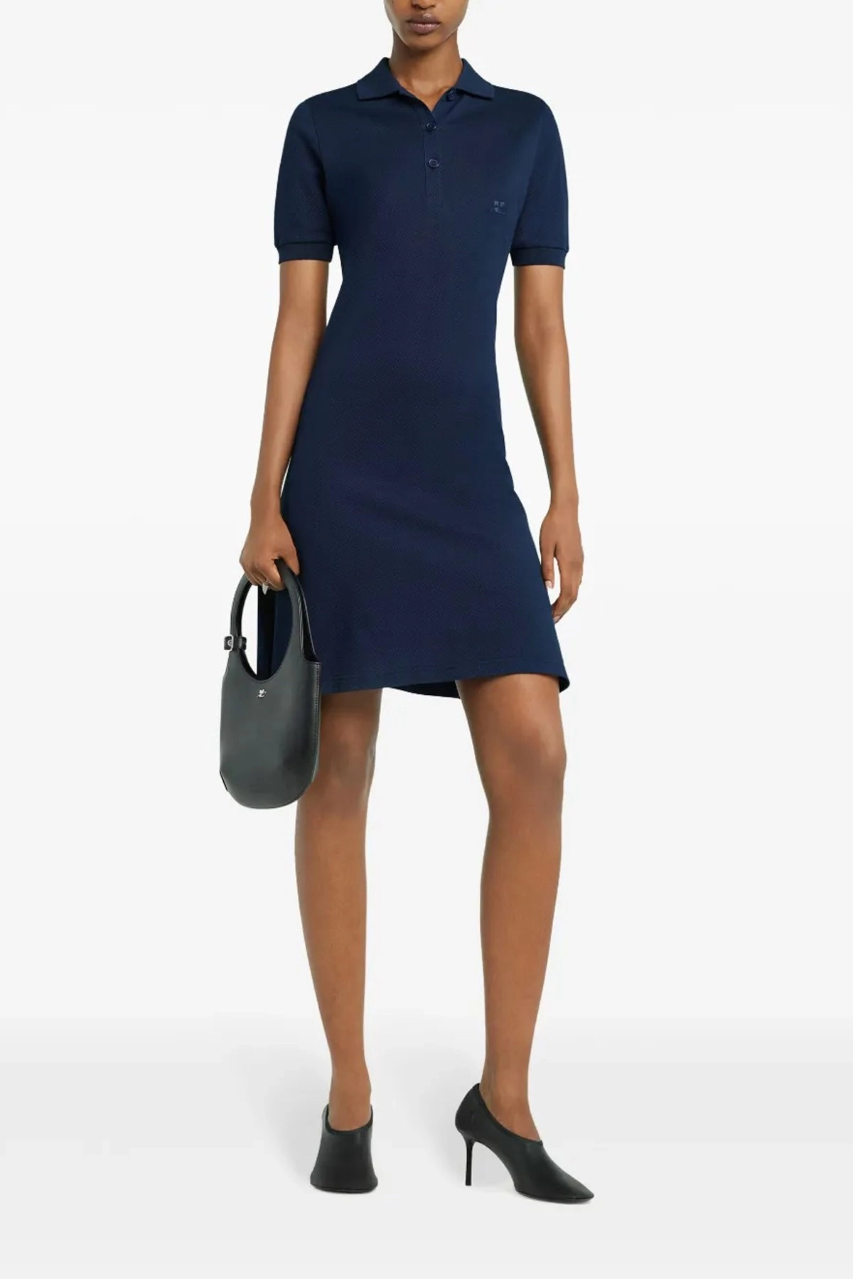 Piqué polo dress - 2