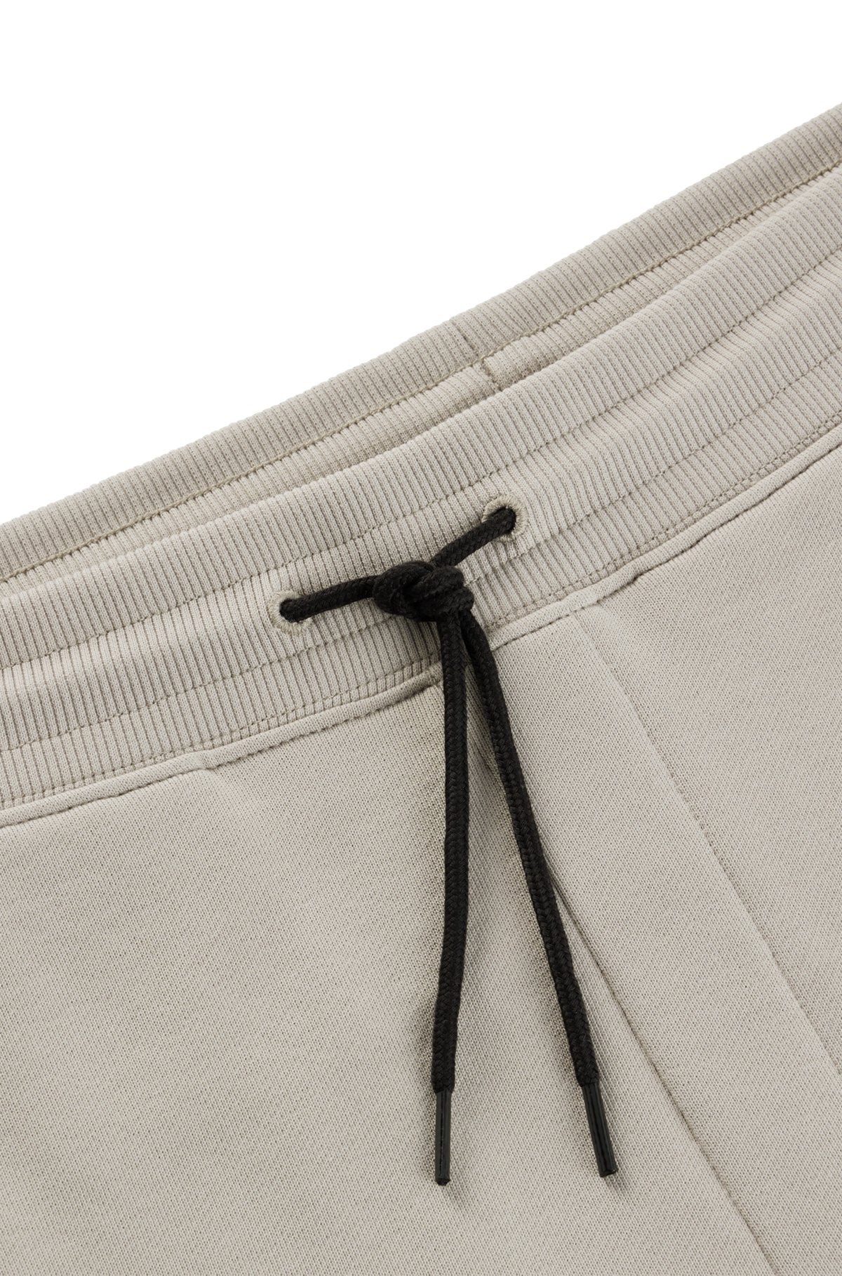 COTTON-TERRY TRACKSUIT BOTTOMS WITH RED LOGO LABEL - 6