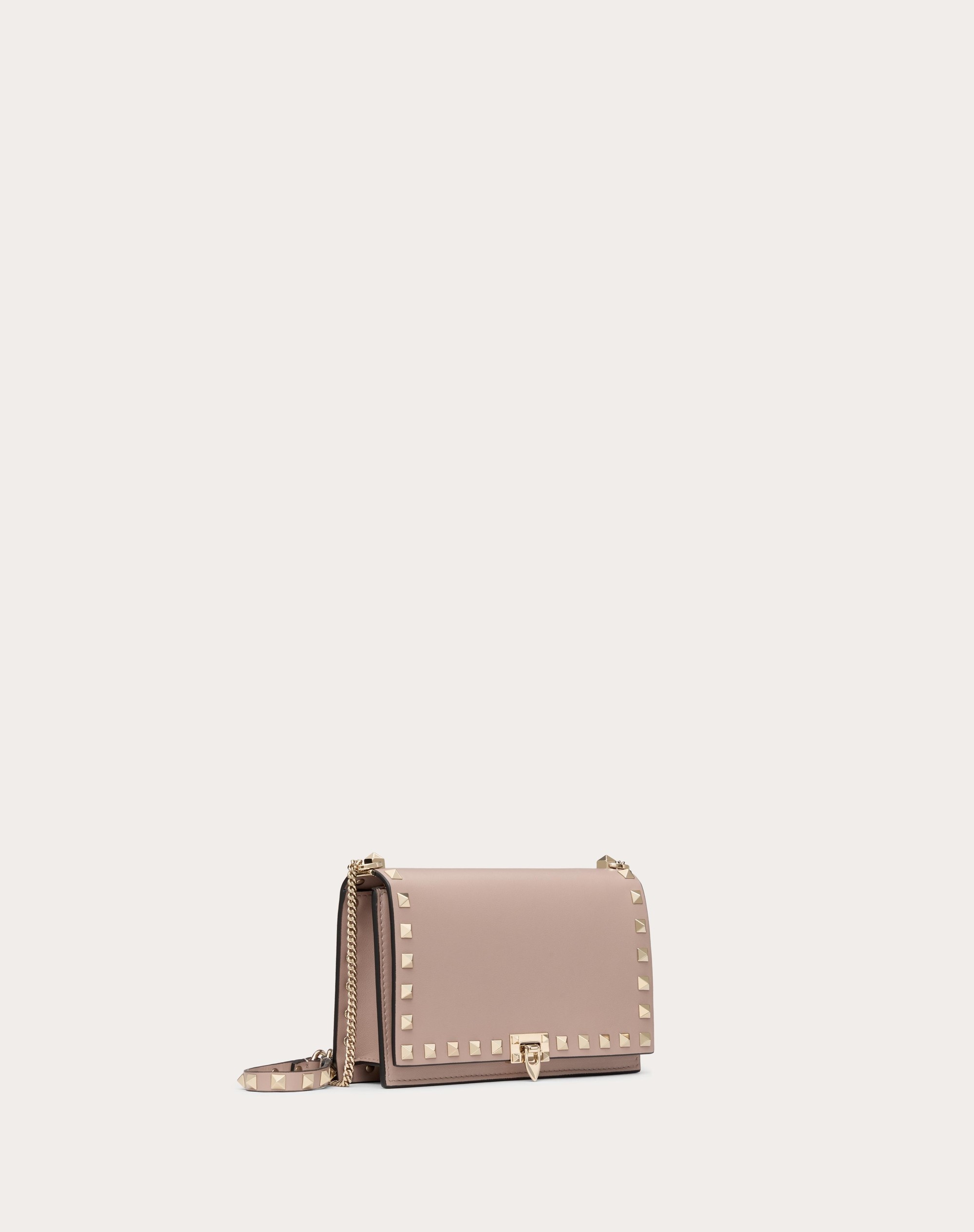 ROCKSTUD MINI CALFSKIN BAG WITH CHAIN - 2