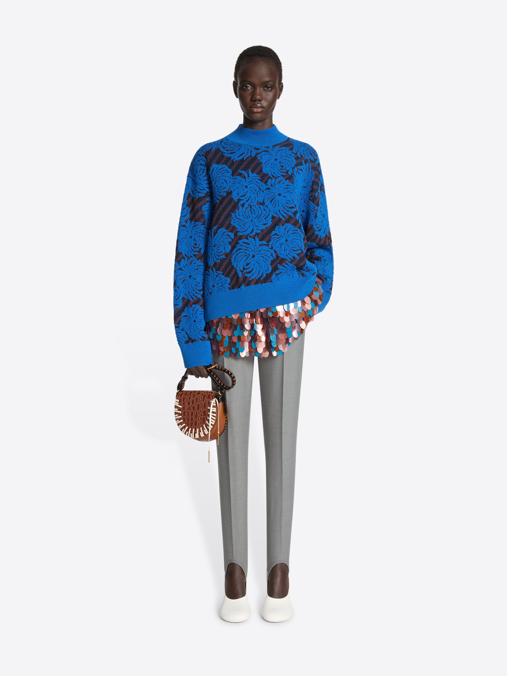 JACQUARD WOOL SWEATER - 2