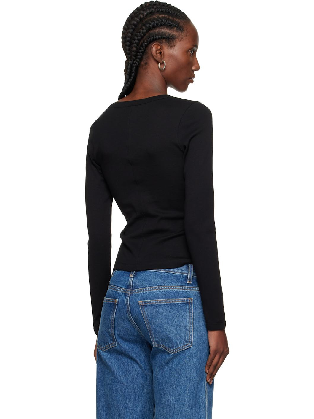 Black Dewi Longsleeve T-shirt - 3