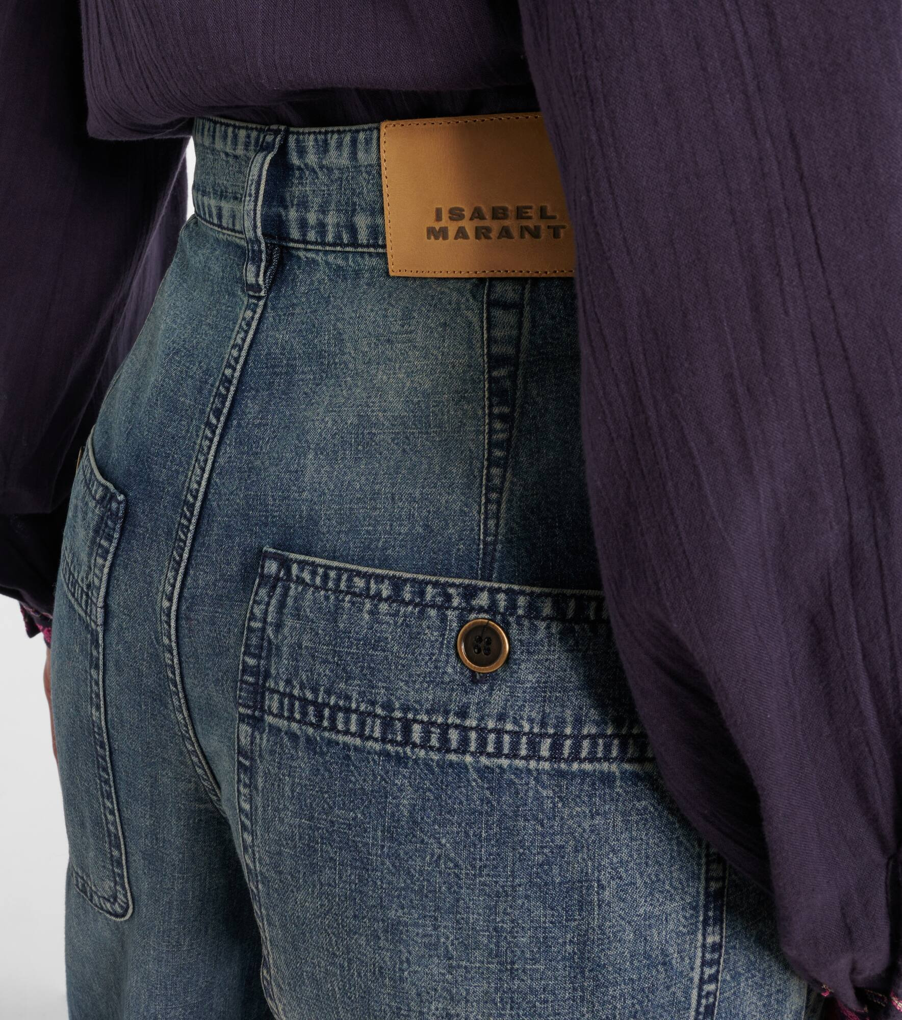 Nayla high-rise cargo jeans - 6